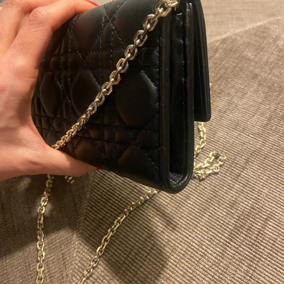 Authentic Classic Black Lambskin Leather Dior - Picture 8 of 11